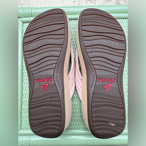 Vionic Size 10 Women’s Sandal Dusty Rose - Picture 6 of 10